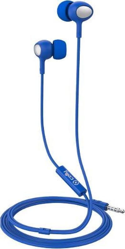 In-Ear Stereo Oordopjes UP500, Blauw - Kunststof - Celly