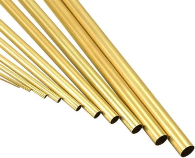 10 Stuks Messing Ronde Buizen Set met 10 Maten van 1mm tot 10mm, Perfect voor DIY Projecten en Creatieve Klussen