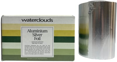 Zilverfolie / Aluminium Zilver Folie 250 meter Waterclouds