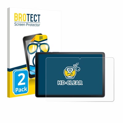 BROTECT - Screenprotector voor TCL TAB 10L Gen 4 - Folie Beschermfolie transparant 2 Stuks