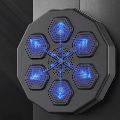 Home Smart Boksen Reactie Trainer Muziek Smart Vechtdoel Wandmontage Fitness Artefact Elektronisch Licht Boksen blue