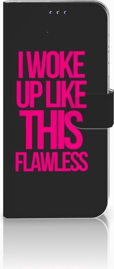 Samsung Galaxy A50 Hoesje met naam Woke Up - Origineel Cadeau Zelf Maken