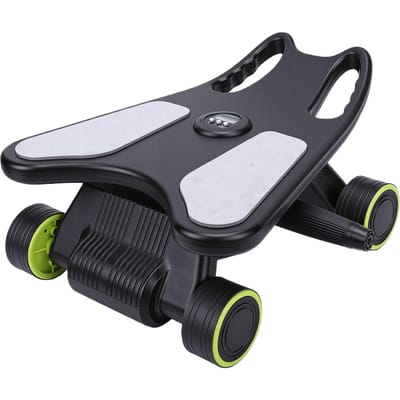 Roue Abdominale avec Planche de Support Rouleau d'Exercice Abdominal à Retour Automatique pour Hommes et Femmes Salle de Sport à Domicile