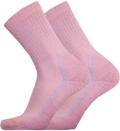 UphillSport - 2-Pack - Wandelsokken Unisex - Verdikte Cushion Zool - Heren / Dames - lila - 35-38 - 9141