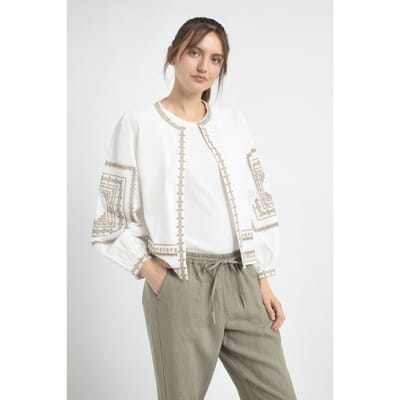 Josephine & Co Jansje Blouse Light Olive Größe: 40 | Cropped-Jacken Outlet | Damen | Grün
