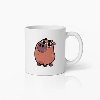 Schattige Cartoon Nijlpaard Mok – Leuk en Speels Dier Ontwerp voor Koffie- en Theeliefhebbers – Geweldig Cadeau voor Kinderen en Dierenfans
