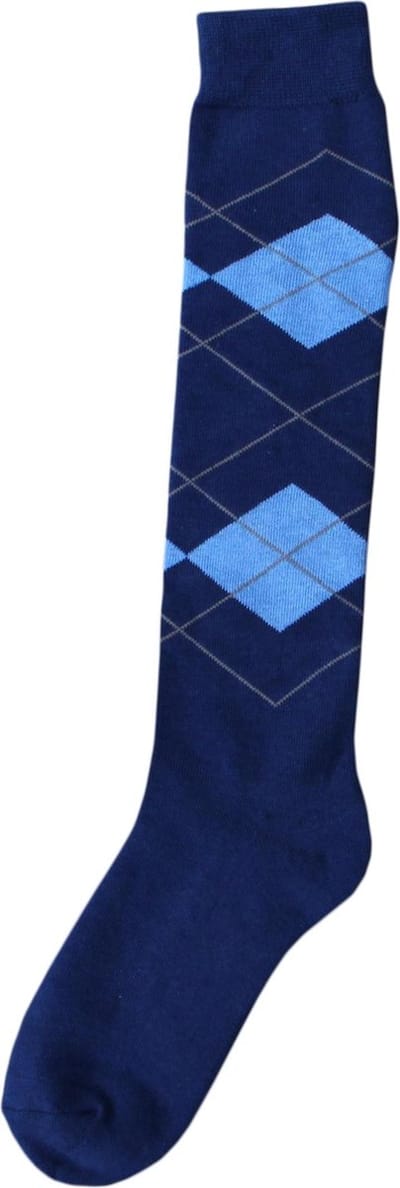 Equestrian Socks kniekous - navy/blauw - 43/46