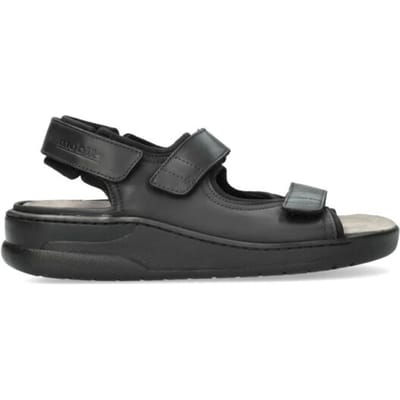 Mephisto Mobils Valden - heren sandaal - Zwart - maat 43 (EU) 9 (UK)