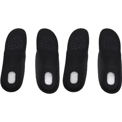 2 Paar Stof Stof Binnenzolen Knipbaar Ademend Antislip Slijtvast Voetinzetstukken Binnenzolen voor white