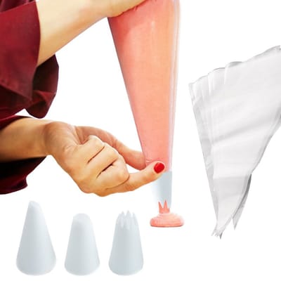 Spuitzak met Spuitmondjes 35 cm 12 delig - Spuitmonden - Taart Decoratie Set