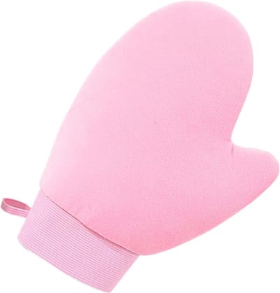 Bruiningshandschoen - Zelfbruiner Applicator - Gelijkmatige Gloed - Zacht Fluweel Ontwerp - 15.5 x 22 cm - Zwart