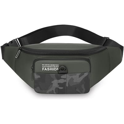 Sports de Plein Air Homme Poches Nouveau Sac Bandoulière Léger en Tissu Oxford Multi-couche Décontracté Joker Sac de Poitrine