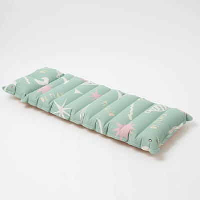 Sunnylife - Pool Floats Vintage Luchtbed De Playa Esmeralda - Kunststof - Groen