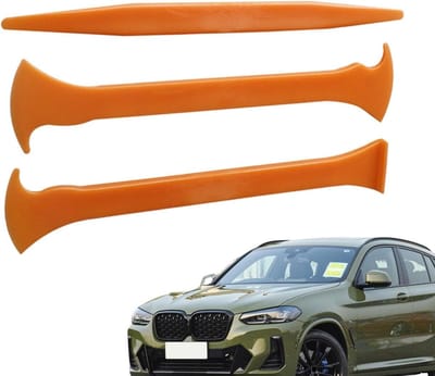 Foliegereedschap Set - Auto Bekleding - Voertuig Folie Aanbrengen - Comfortabele Grip - 3 Stuks - Oranje