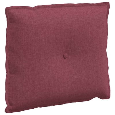 vidaXL - Rugkussen - Wijnrood - 200 - x - 19 - x - 50 - cm - Stof
