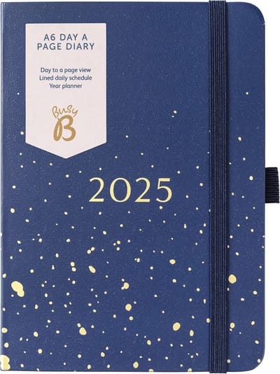 Compact A6 Planner Agenda 2025 - Ideaal Dagboek voor Studenten en Docenten met Dag-tot-Pagina-Indeling