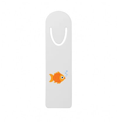Hacebo® - Goudvissen metalen boekenlegger - Goudvis - Dieren liefhebbers - Vissen - aquarium - huisdieren Bladwijzer boekenleggers - 12.7 cm x 3.2cm