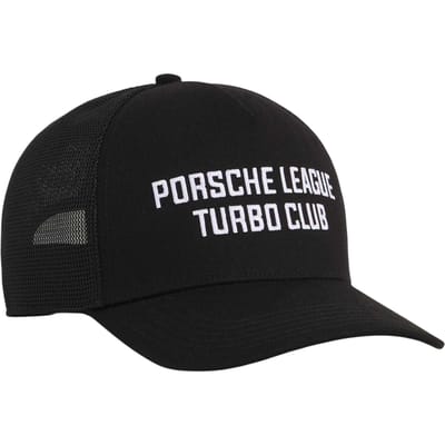 Puma Porsche League-truckerpet voor heren (Zwart)