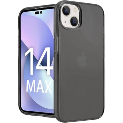 ShieldCase telefoonhoesje geschikt voor Apple iPhone 14 Plus TPU case - zwart - Siliconen hoesje - Shockproof case hoesje - Backcover case