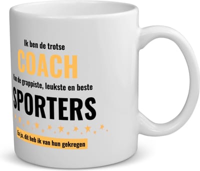 Akyol - ik ben de trotste coach van de grappigste, leukste en beste sporters, en ja dit heb ik van hun gekregen mok met opdruk - Coach - de trotste coach - sport - verjaardagscadeau - verjaardag - cadeau - cadeau voor coach - coach artikelen - kado