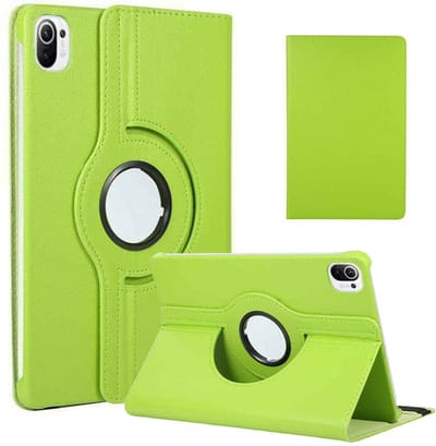 Hoesje geschikt voor Xiaomi Mi Pad 5 Hoes - Mi Pad 5 Pro hoes Groen - Mi Pad 5 case - 360° draaibare Hoes Kunstleer - Hoes Xiaomi Mi Pad 5 - Mi Pad 5 Pro case
