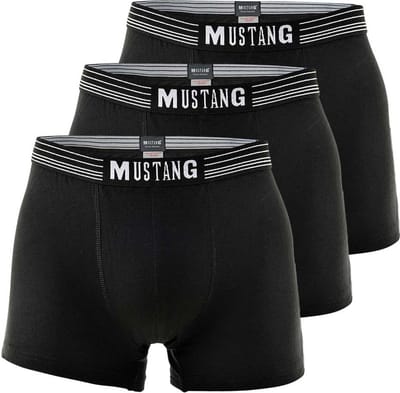 Mustang Boxershorts Retroshorts True Denim 3er Pack Set van 3