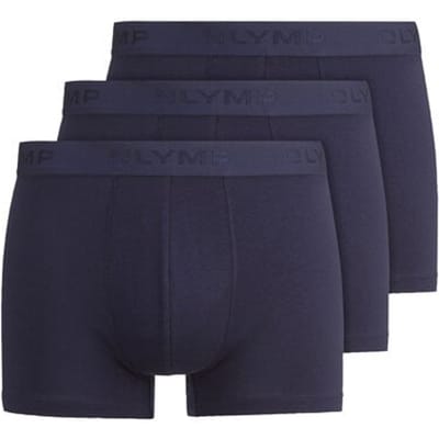 OLYMP boxershorts (set van 3 paar), Marineblauw
