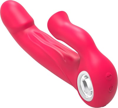 Cupitoys® Tarzan vibrator met tong - 20cm - Roze - 24 standen - Vibrators voor vrouwen en mannen - Sex toys voor vrouwen en mannen