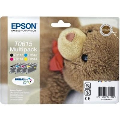 Epson T0615 - Inktcartridge / Geel / Magenta / Cyaan / Zwart