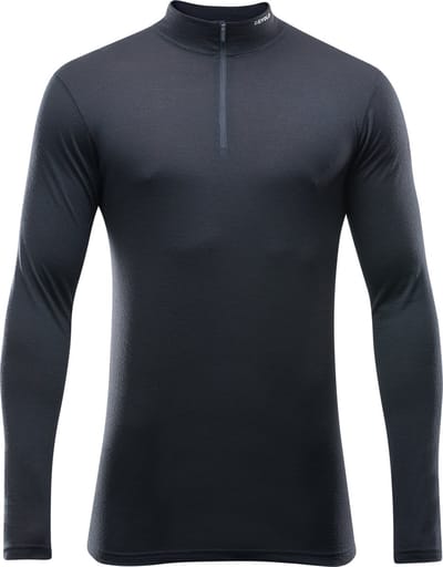 Devold Breeze Half Zip Neck - Black - Maat Herren_XL