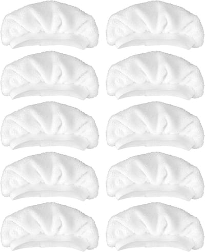 10 Stuks Universele Stoommop Pads - Wasbare Microvezel Doeken voor Stoomreinigers, Herbruikbare Accessoires voor Handheld Stoomreinigers en Effectieve Vloerreiniging