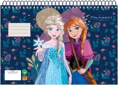 Cadeautje onder 10 euro - Disney Frozen Kleurboek A4 Schetsboek - Schetsboek Elsa & Ann - Cadeau Meisje 5 Jaar - Cadeau Meisje 3 Jaar - Verjaardagscadeau Meisje - Cadeau Kind