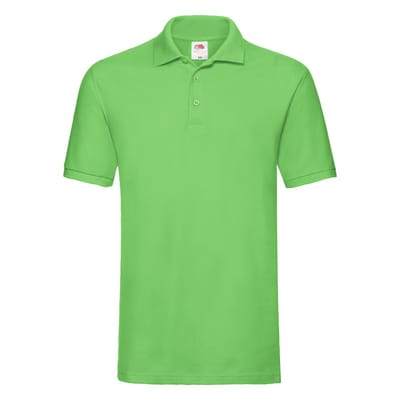 Fruit of the Loom Heren Premium Piqué Poloshirt (Kalk)
