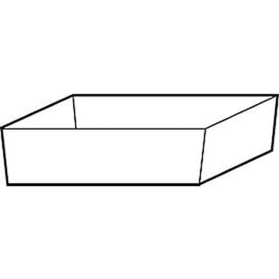 Stawa-R bodemopvangbak voor asecos veiligheidskasten van de series Q30, Q90, S90 en K90, plaatstaal, lichtgrijs, B 442 x D 507 x H 127 mm, 22 l