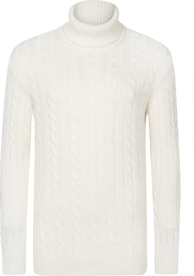 Felix Hardy Coltrui - Gebreide Trui - Sweater Heren Ecru - 2Xl