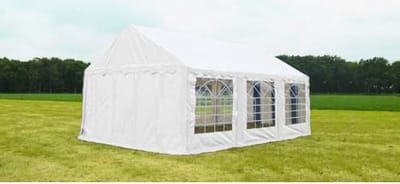 Classic Plus Partytent PVC 4x6x2 mtr in Wit