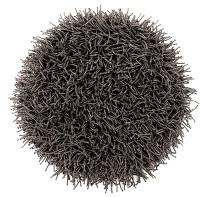 Heckettlane Badmat Busto - Badkamermat - Bidetmat - Antislip tapijt - 60 cm - Rond - Grijs