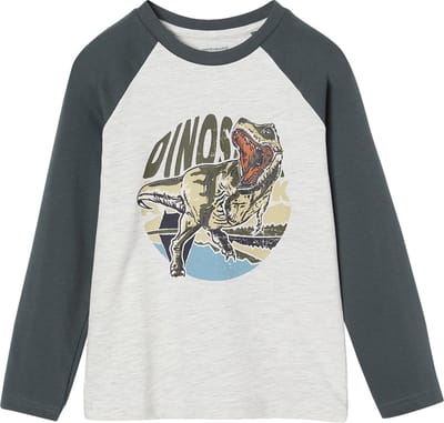 Vertbaudet grafisch jongens-T-shirt met raglanmouwen