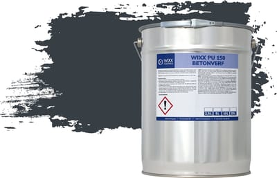 Wixx PU 150 Betonverf - 2.5L - RAL 7016 | Antracietgrijs