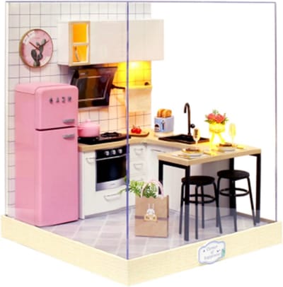 Miniatuurhuisje - bouwpakket - Schattige keuken - Taste Of life