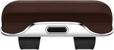 Autobrillenetui - Organizer voor zonnebrillen in de auto - Auto-interieuraccessoires - Organizer voor zonnebrillen in de zonneklep - Zonnebrilaccessoires - Geschikt voor de meeste sedans, SUV's en vrachtwagens - 18,5*6,5*8 cm - Bruin - ABS-materiaal