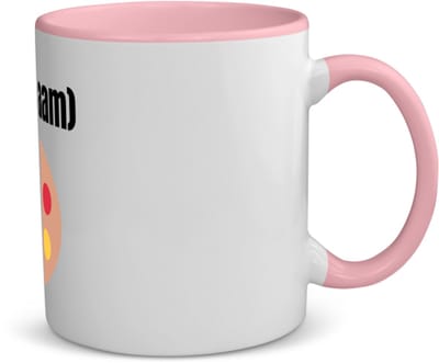 Akyol - kleurenpallet met eigen naam koffiemok - theemok - roze - Kunst - kunstenaars/kunstenaressen - iemand die houdt van kunst of kunst maken - verjaardag - cadeau - kado - 350 ML inhoud