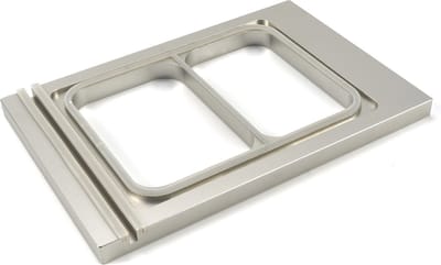 Menu Tray 227 x 178 mm Small - 2 Compartments - -