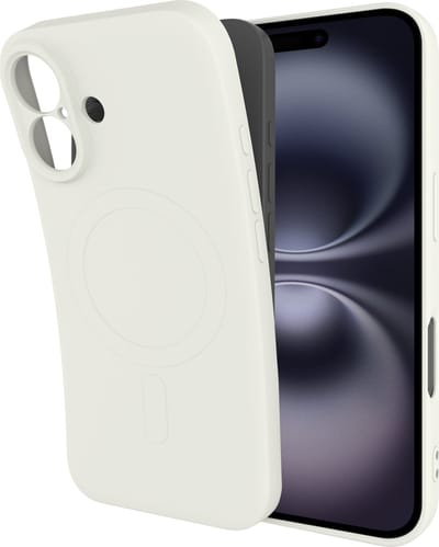 Just in Case hoesje geschikt voor iPhone 16 Hoesje geschikt voor MagSafe - Color Backcover - Ivory