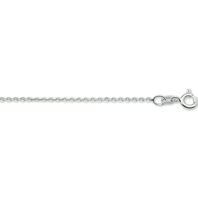Witgouden Collier anker gediamanteerd 1 4105559
