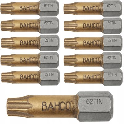 Bahco Torx T30 Schroefbit 25mm Titanium - 10 Stuks