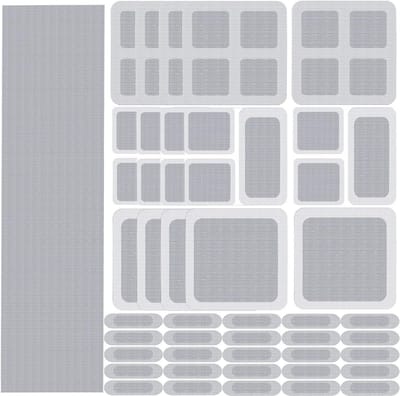 7ft Schermdeur met 20 Stuks Vervangingsscherm - Ideaal voor Ventilatie en Insectenbescherming
