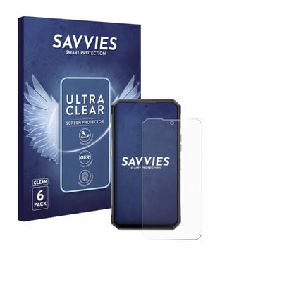 Savvies - Screenprotector voor Oukitel WP30 Pro - Folie Beschermfolie transparant 6 Stuks