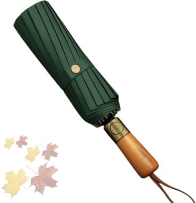 Livano Windproof Paraplu - Opvouwbaar - Moderne Stormparaplu - Stormproef - Automatisch Uitklapbaar - Umbrella - Groen