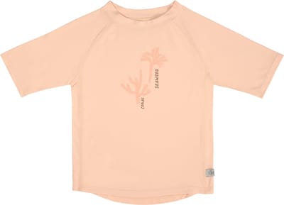 Lässig Zwemshirt Rashguard Korte Mouw Splash & Fun Corals peach rose, 07-12 mnd. Maat 74/80